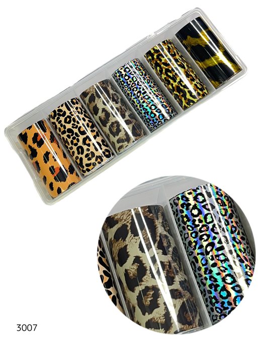 נייר פויל מנומר צבעים משולבים