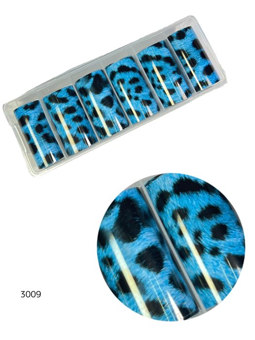 נייר פוייל - מנומר כחול