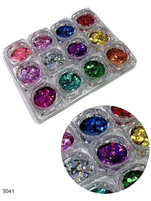 מארז נצנצים קישוט צבעוניים