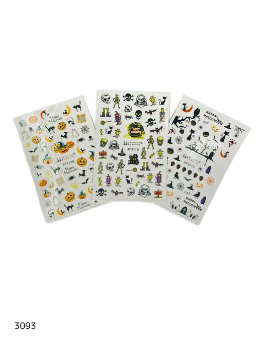 סט מדבקות HALLOWEEN מארז 3 יחידות