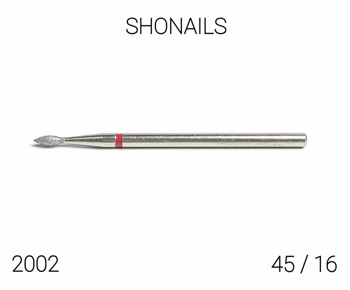 ראש מניקור טיפה 16 אדום תוצרת רוסיה