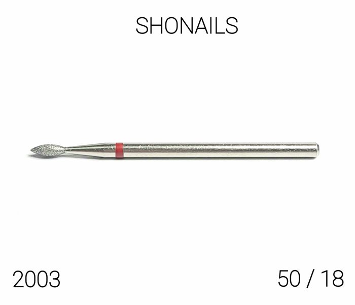 ראש מניקור טיפה 18 אדום תוצרת רוסיה