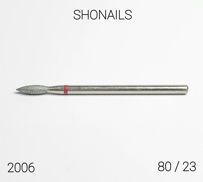 ראש מניקור להבה 23 אדום- תוצרת רוסיה