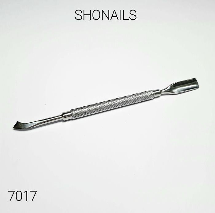 דוחף עור דו"צ מעוקל וצר וסכין ניקוי .