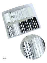 נייר מודפס שחור לבן