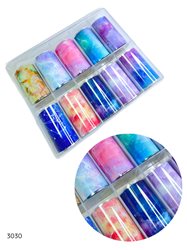 נייר פויל צבעי גלקסיה אומברה