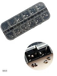 מארז אבני קישוט בצורות שחור