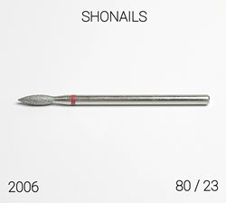 ראש מניקור להבה 23 אדום- תוצרת רוסיה