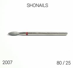 ראש מניקור להבה שמנה 25 אדום- תוצרת רוסיה