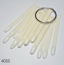 טיפסים בודדים - מעוגל לבן