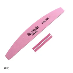 פצירת באפר 100/180 ורוד קשת - מארז 10 יח'