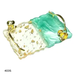 מגש פלטת מכחולים טורקיז